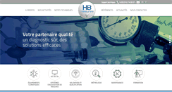 Desktop Screenshot of hbmesures.com